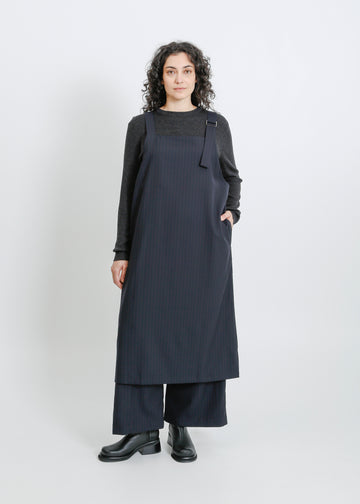 TOKYO PINAFORE / NAVY PINSTRIPE
