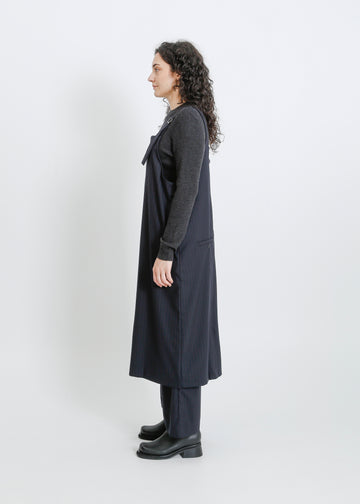 TOKYO PINAFORE / NAVY PINSTRIPE