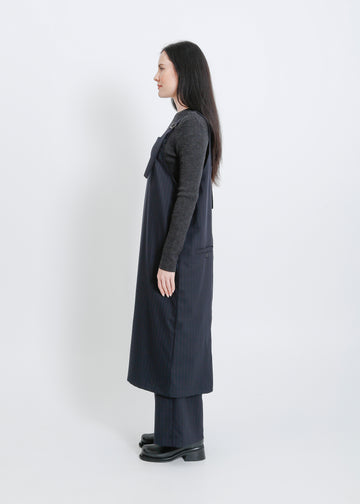 TOKYO PINAFORE / NAVY PINSTRIPE