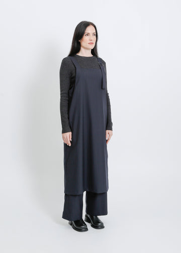 TOKYO PINAFORE / NAVY PINSTRIPE