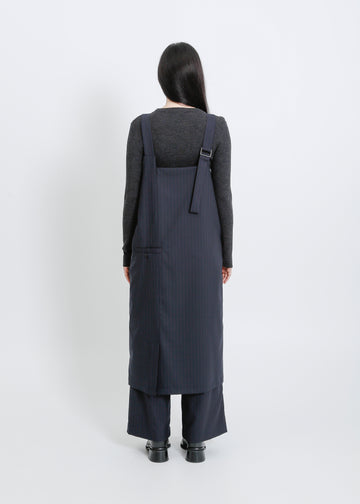 TOKYO PINAFORE / NAVY PINSTRIPE