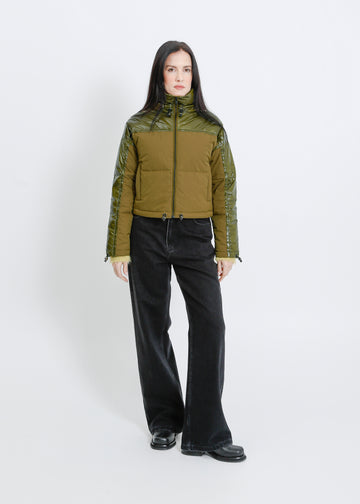 JAZ PUFFER / CHARTREUSE
