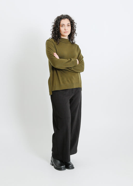 NEWPORT KNIT SWEAT / KHAKI