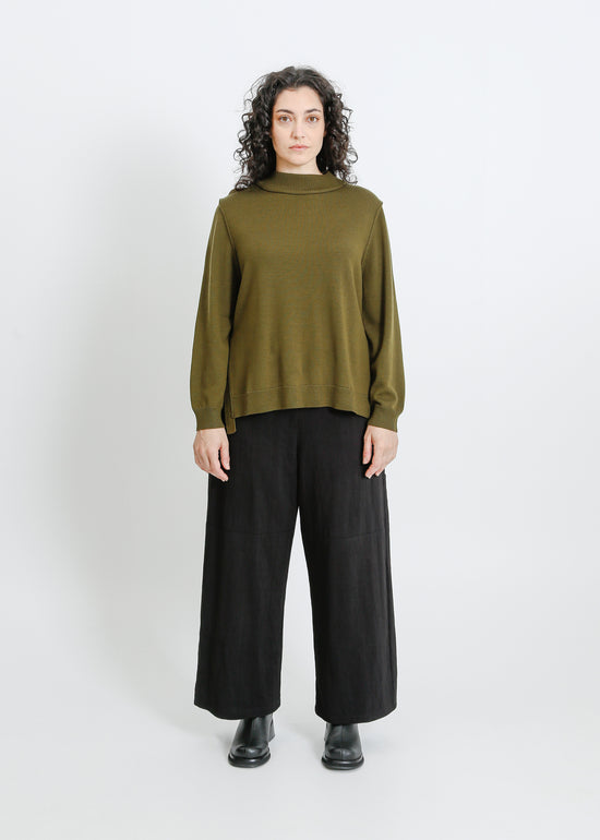 NEWPORT KNIT SWEAT / KHAKI