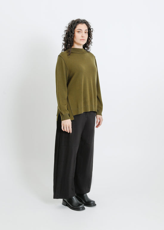 NEWPORT KNIT SWEAT / KHAKI