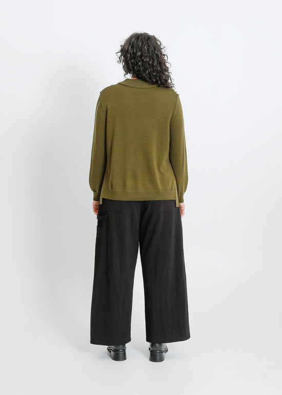 NEWPORT KNIT SWEAT / KHAKI