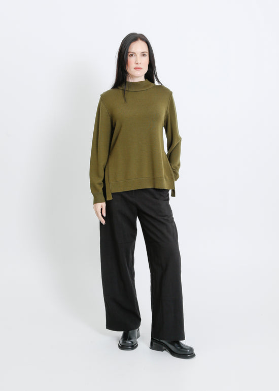 NEWPORT KNIT SWEAT / KHAKI