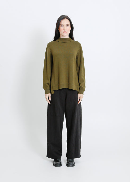 NEWPORT KNIT SWEAT / KHAKI