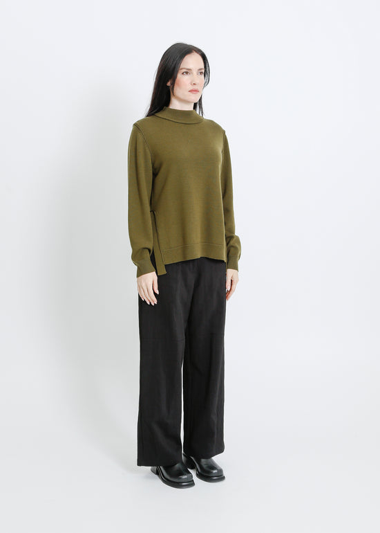 NEWPORT KNIT SWEAT / KHAKI