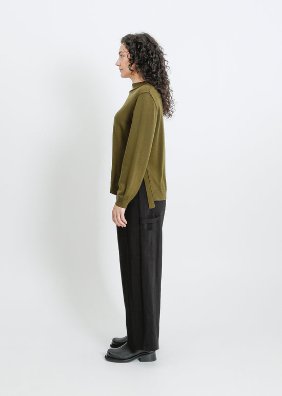 NEWPORT KNIT SWEAT / KHAKI