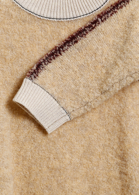 OAKLAND KNIT SWEAT / BEIGE