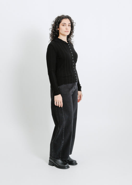 SEDONA KNIT CARDI / BLACK