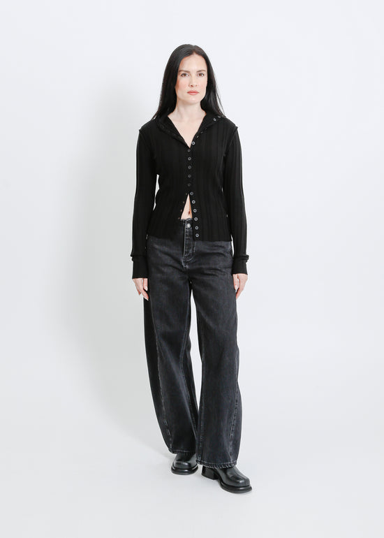 SEDONA KNIT CARDI / BLACK