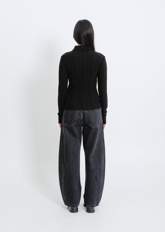 SEDONA KNIT CARDI / BLACK