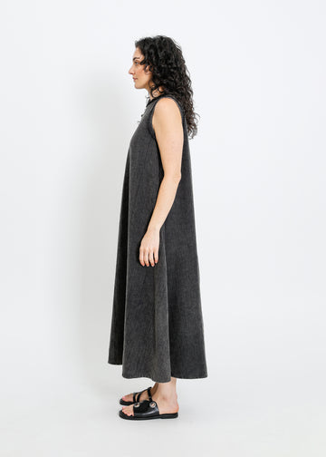 CAMPBELL DRESS / WASHED BLACK