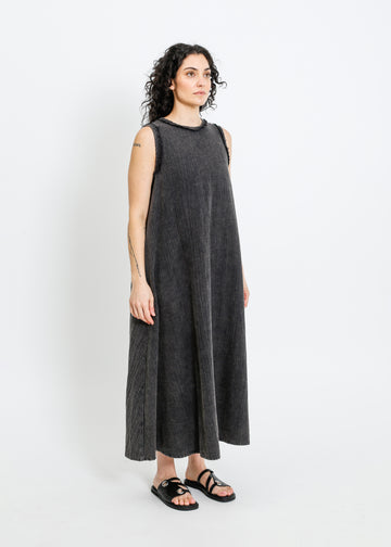 CAMPBELL DRESS / WASHED BLACK