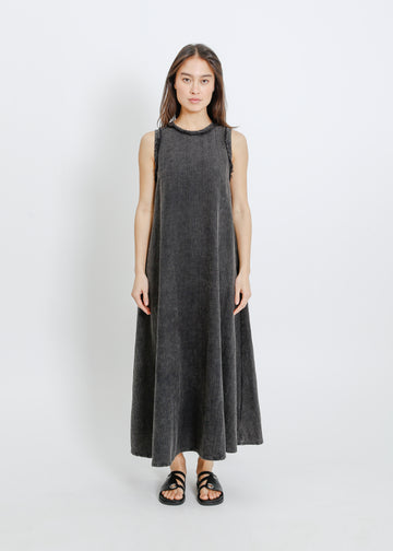 CAMPBELL DRESS / WASHED BLACK