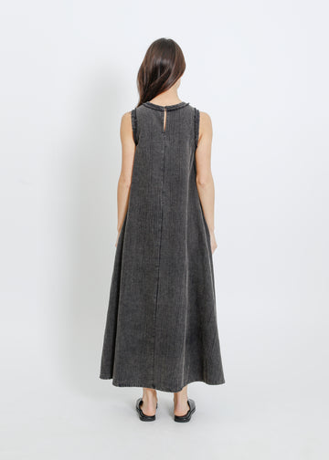 CAMPBELL DRESS / WASHED BLACK