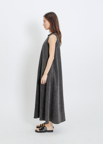 CAMPBELL DRESS / WASHED BLACK