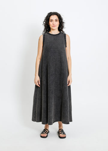 CAMPBELL DRESS / WASHED BLACK