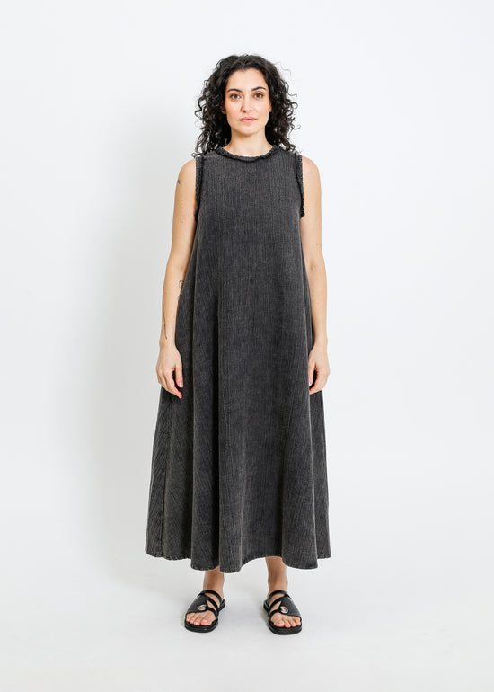 CAMPBELL DRESS / WASHED BLACK