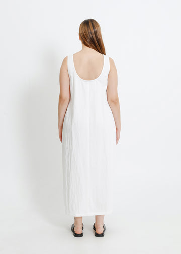 DION DRESS / WHITE