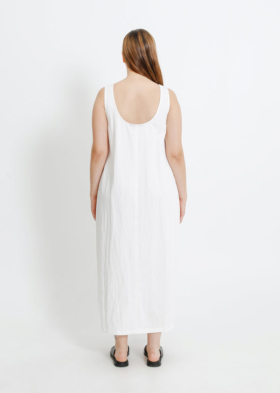 DION DRESS / WHITE