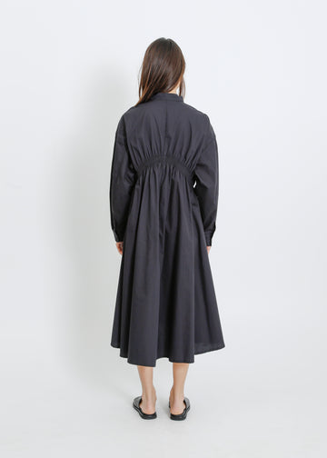 AXIS SHIRT DRESS / BLACK
