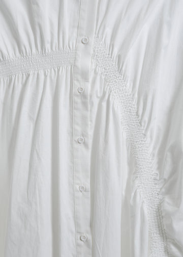 AXIS SHIRT DRESS / WHITE