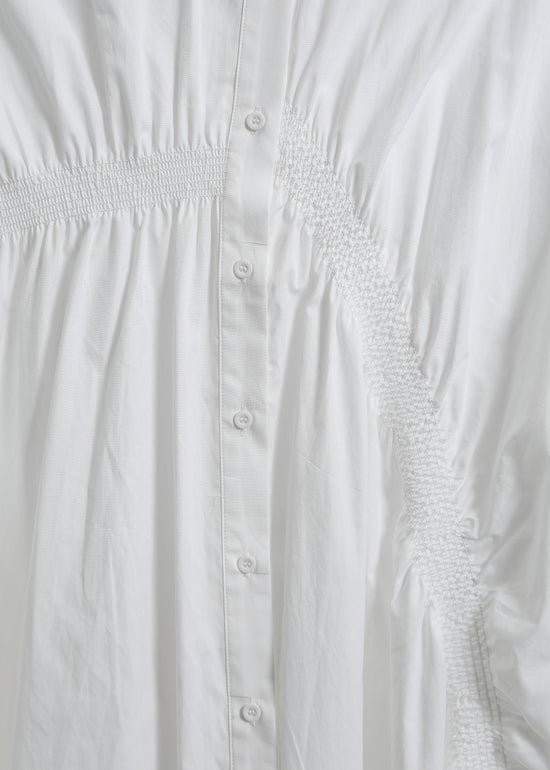 AXIS SHIRT DRESS / WHITE