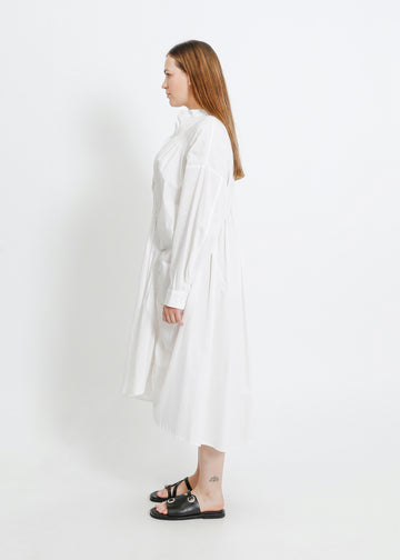AXIS SHIRT DRESS / WHITE