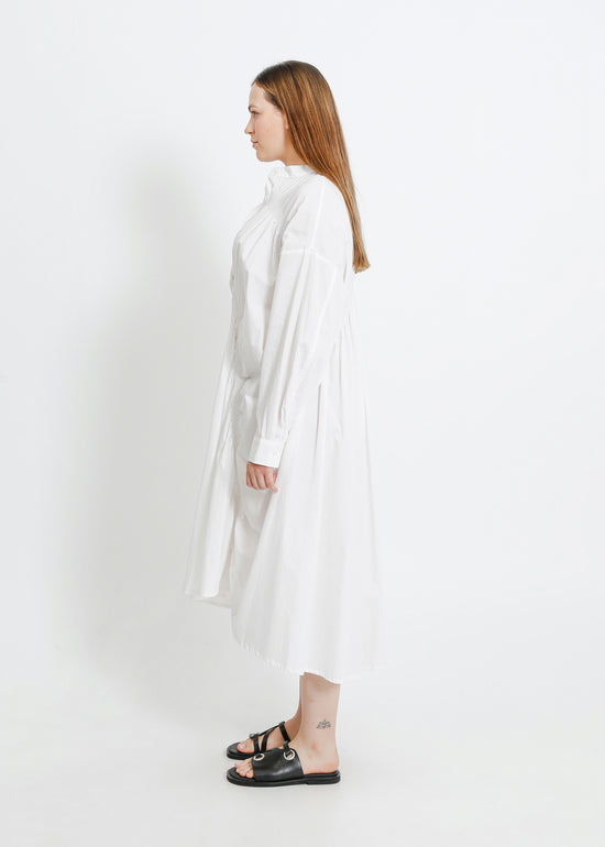 AXIS SHIRT DRESS / WHITE