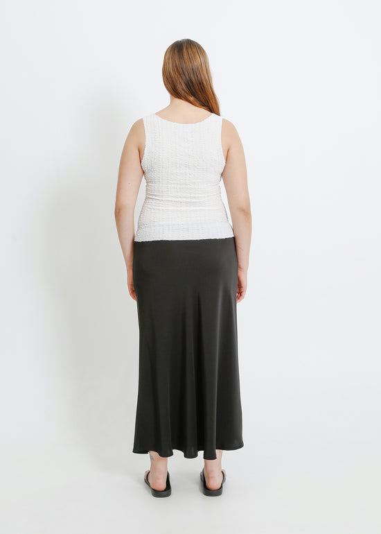 MAVERICK PLEAT TANK / WHITE