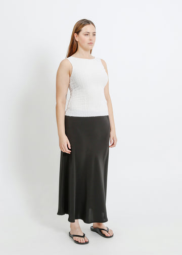 MAVERICK PLEAT TANK / WHITE