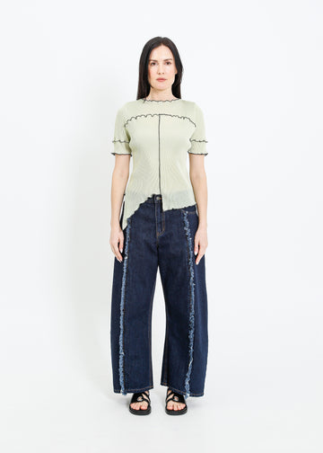 WALKER PLEAT TOP / SAGE