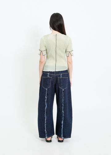 WALKER PLEAT TOP / SAGE