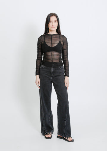 CLEM TOP / BLACK