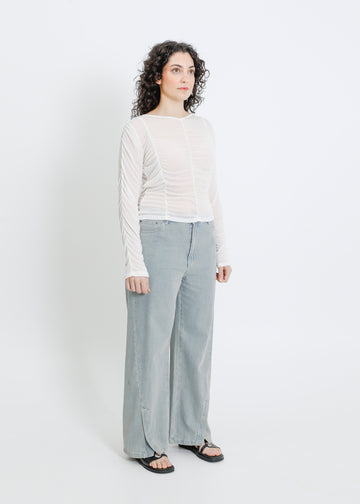 CLEM TOP / WHITE