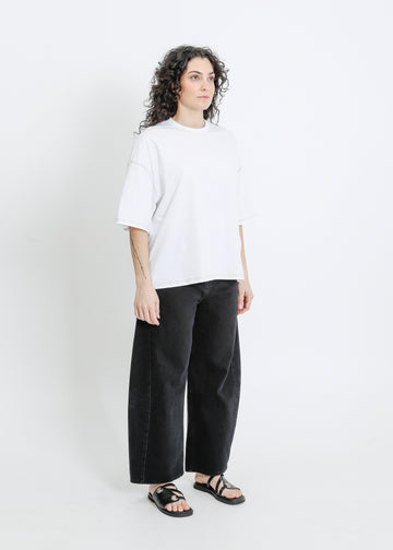 RONNIE OVERSIZE TEE / WHITE