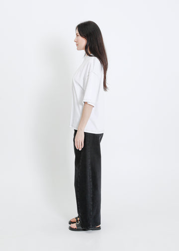 RONNIE OVERSIZE TEE / WHITE