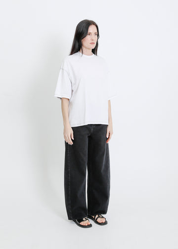 RONNIE OVERSIZE TEE / WHITE