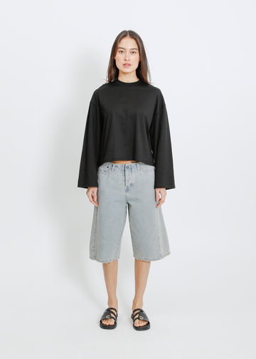 WEAVER LONG SLEEVE TEE / BLACK