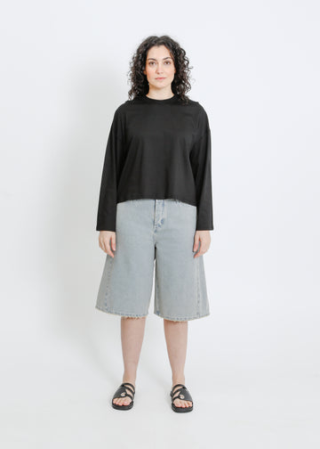 WEAVER LONG SLEEVE TEE / BLACK