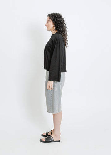 WEAVER LONG SLEEVE TEE / BLACK