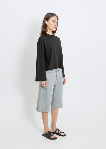 WEAVER LONG SLEEVE TEE / BLACK