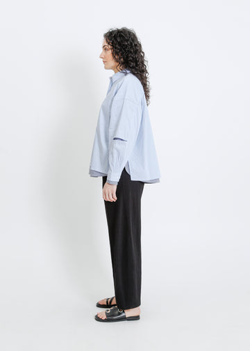 JERRY SHIRT / BLUE-WHITE