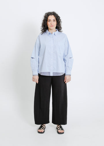 JERRY SHIRT / BLUE-WHITE