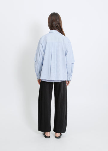JERRY SHIRT / BLUE-WHITE