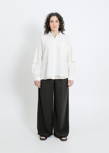 JERRY SHIRT / WHITE-CREAM