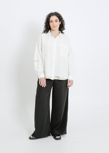 JERRY SHIRT / WHITE-CREAM